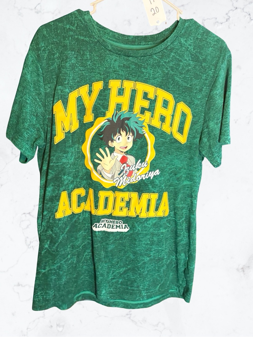 Green My Hero Academia Graphic Tee - Izuku Midoriya